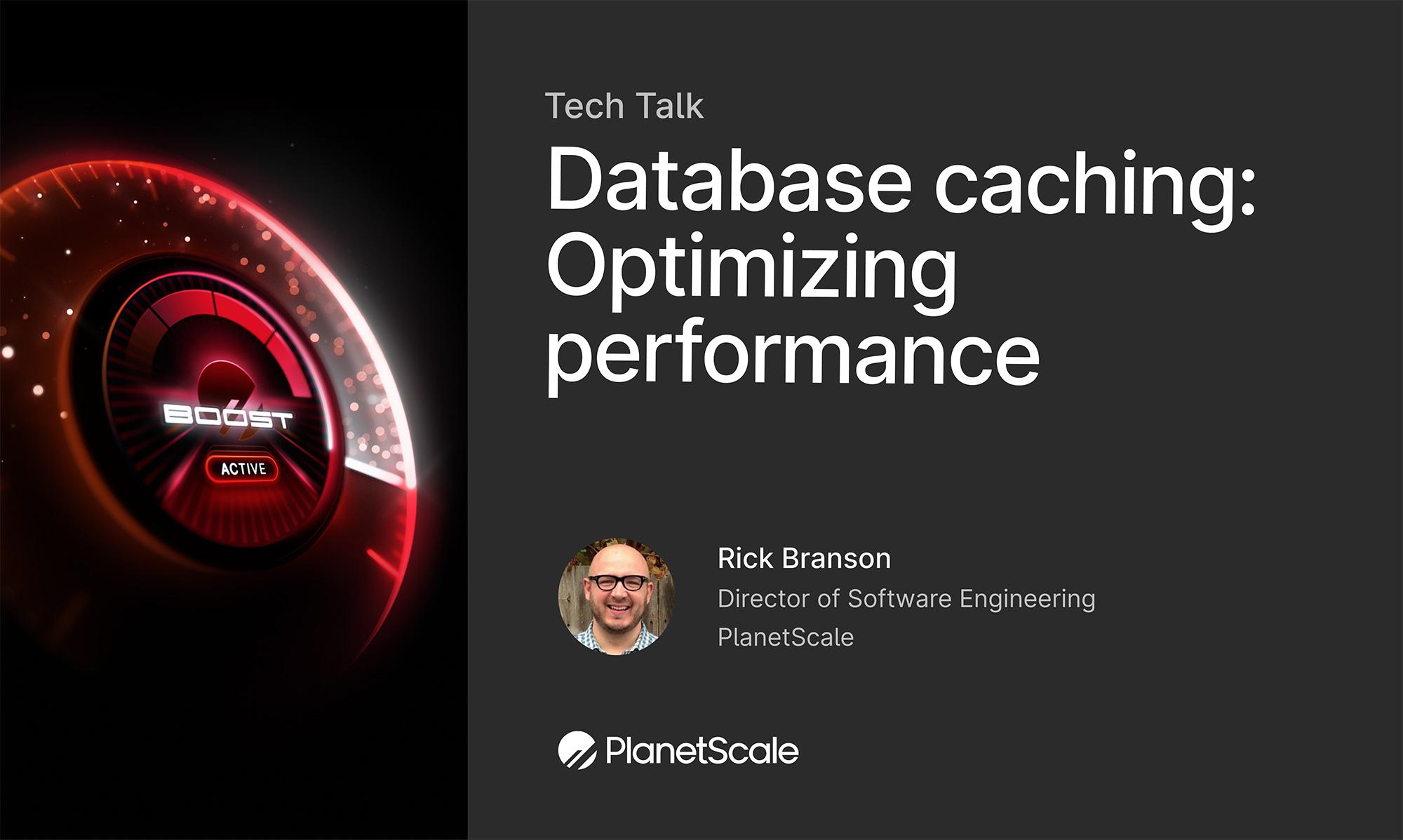 Database caching: Optimizing performance