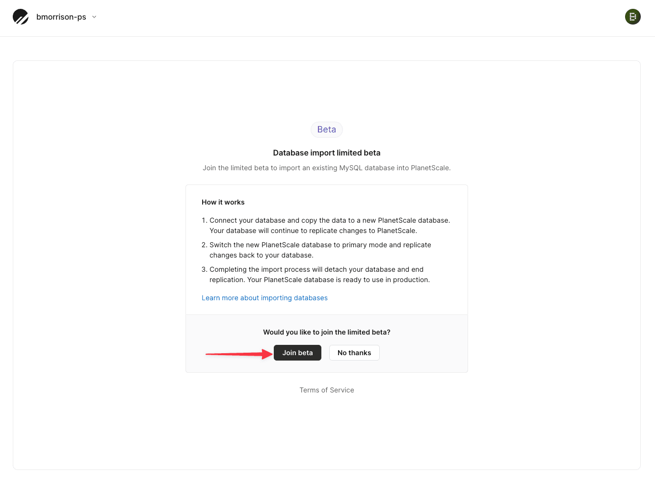 DigitalOcean database migration guide — Documentation