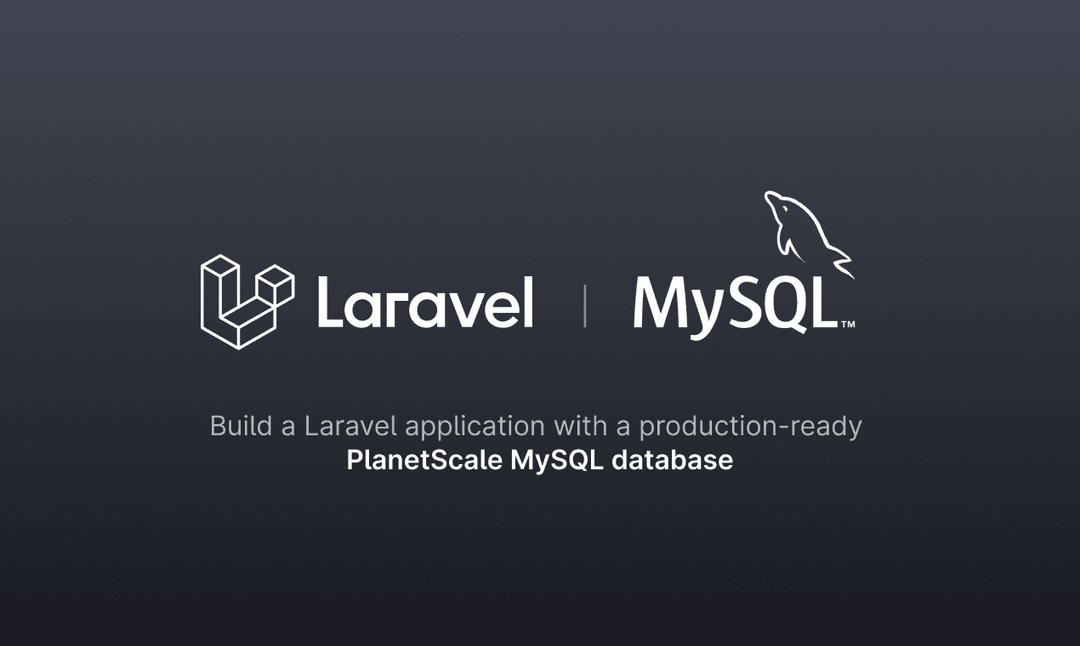 Build a Laravel application with a MySQL database