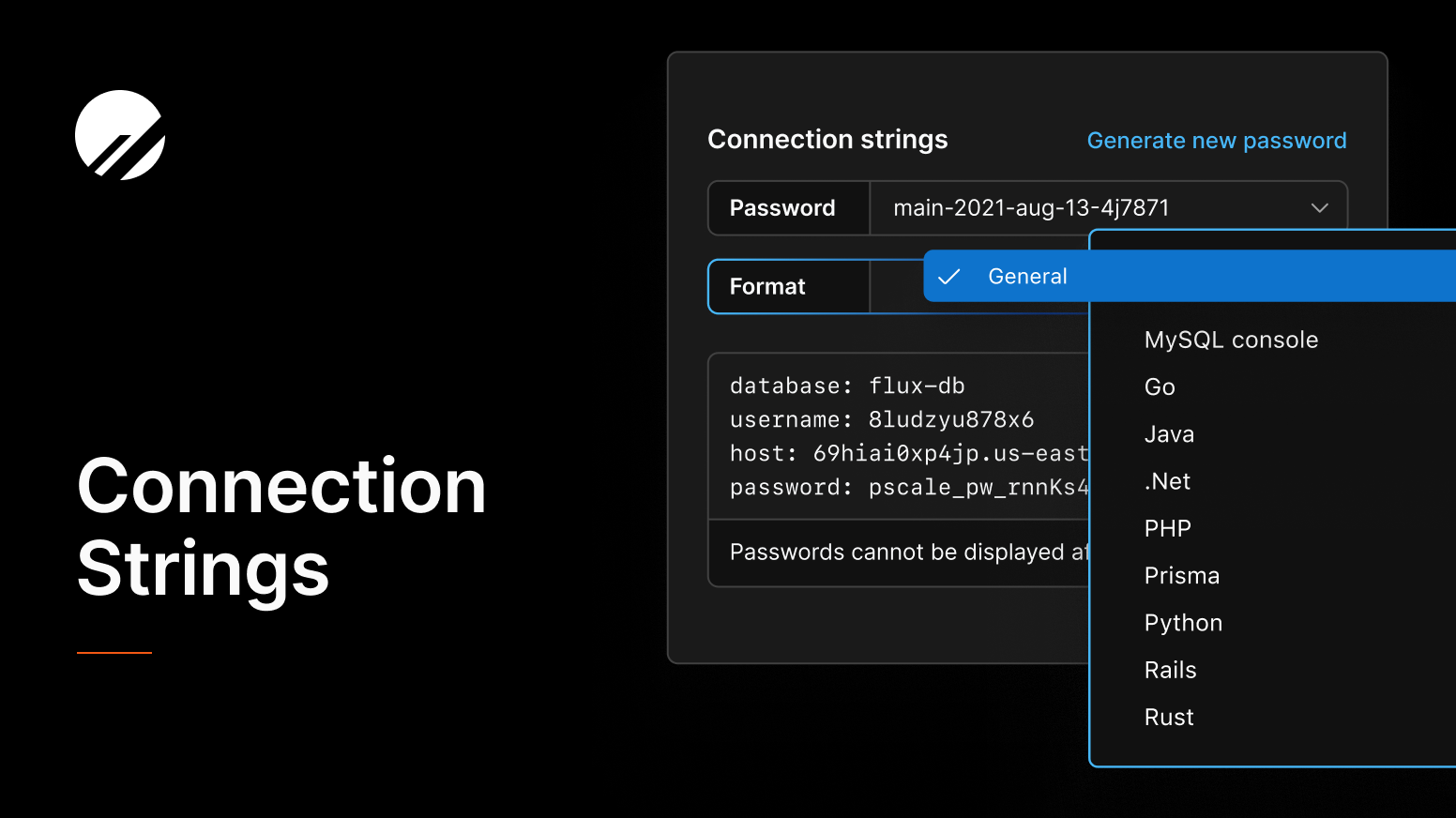 Connect any MySQL client to PlanetScale using Connection Strings
