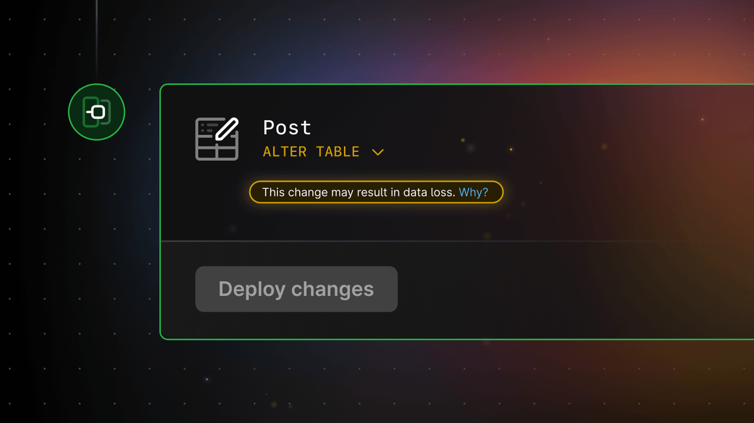 Deploy requests now alert on potential unwanted changes