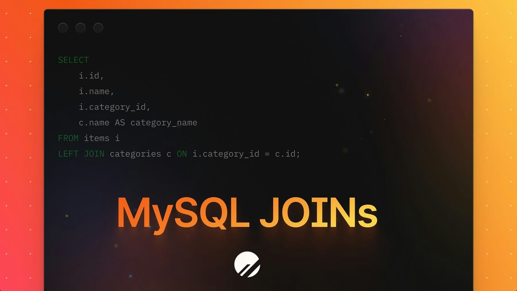 Introduction to MySQL joins