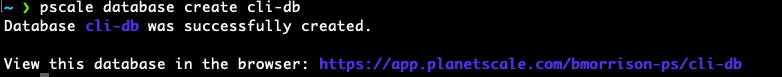 pscale database create example