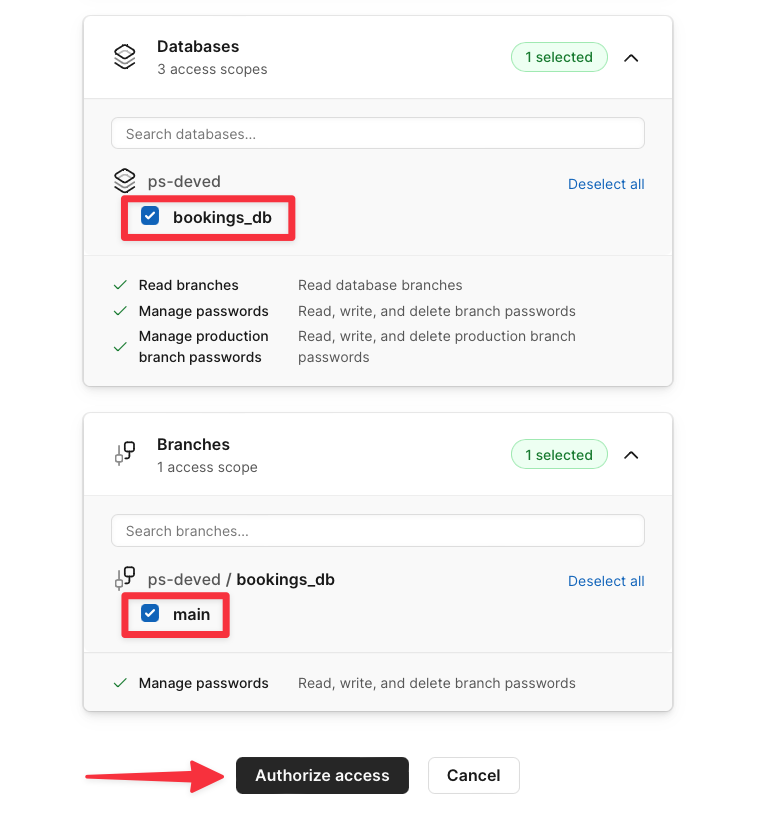 PlanetScale Cloudflare integration wizard - step 6