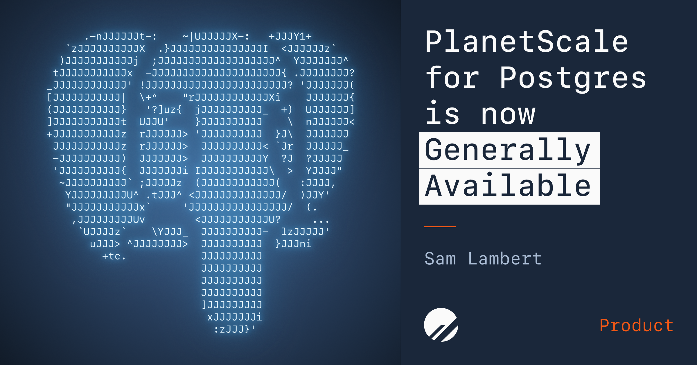 PlanetScale for Postgres 正式发布
