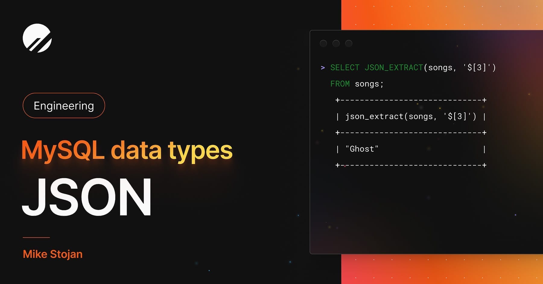 The MySQL JSON data type — PlanetScale