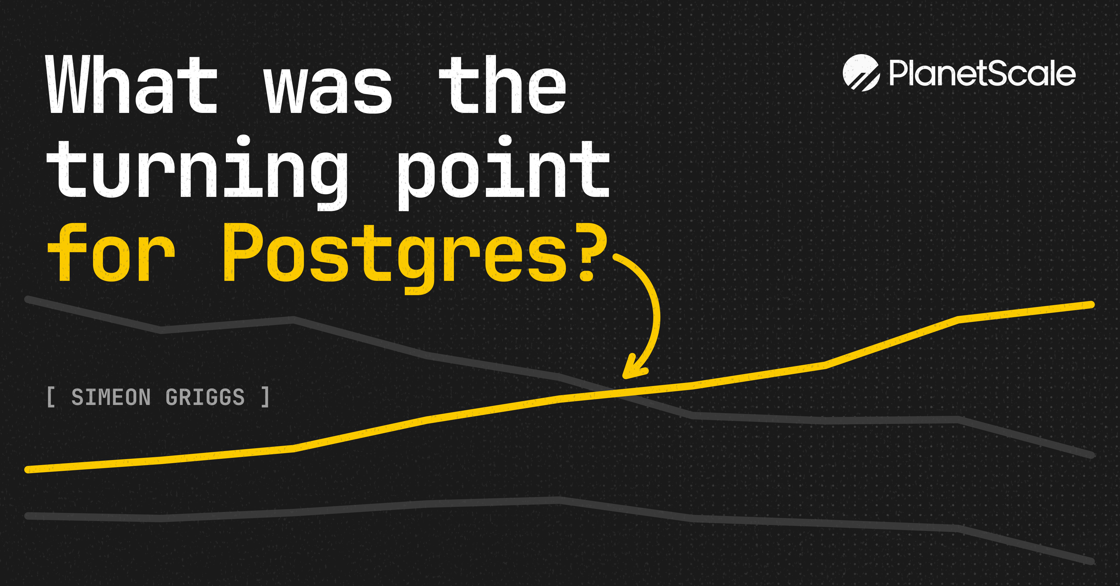 Postgres的转折点是什么？