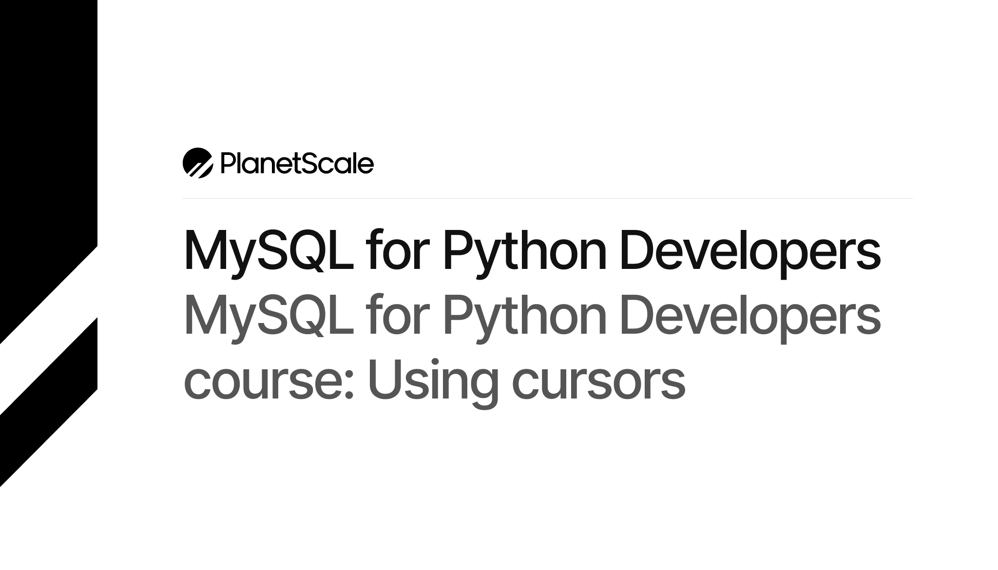 mysql-for-python-developers-course-using-cursors-planetscale